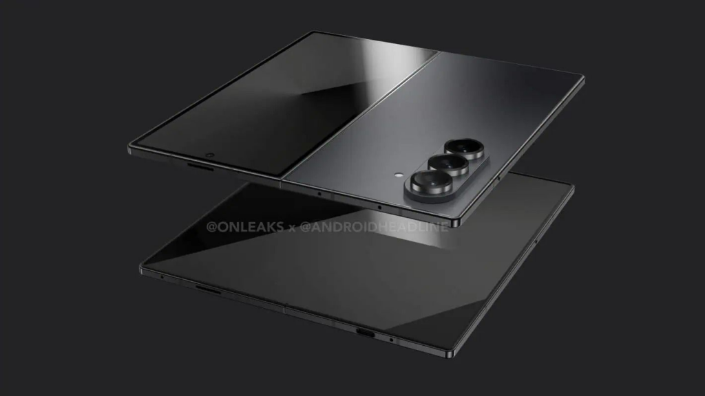 Samsung Galaxy Z Fold 7 CAD hiển thị bởi Onleaks và Androidheadlines